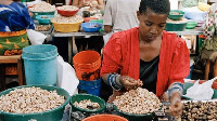 Cashew nut seller