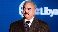 Khalifa Haftar, commander of the Libyan National Army (LNA)