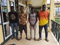 The alleged suspects in custody