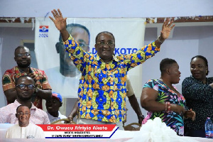 Former Minister for Agric, Dr Owusu Afriyie Akoto