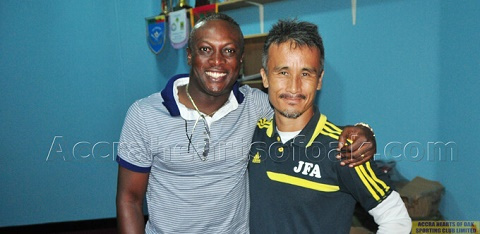 Yaw Preko with Kenichi Yatsuhashi