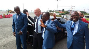 Gianni Infantino in Accra