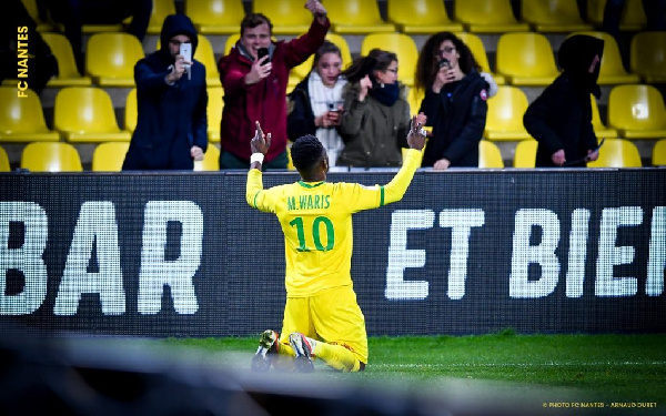 Majeed Waris has scored 4 goals for Nantes and 30 goals in the Ligue 1