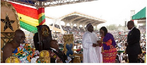 Mahama Akufo Addo Laudina Inauguration