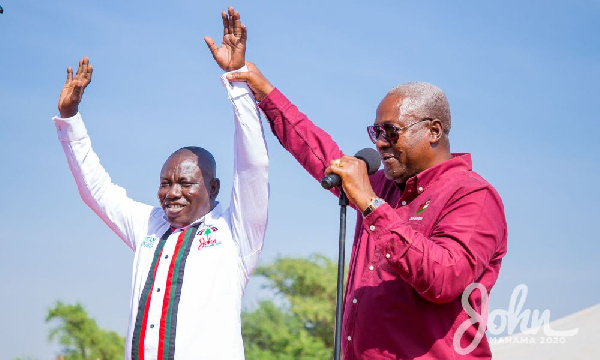 John Dramani Mahama and Isaac Adongo