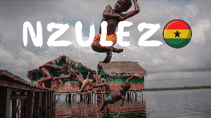 Nzulezu is located in the Western Region of Ghana