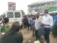 Stranded passengers in some parts of Accra