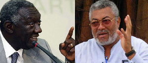 Former presidents of the 4th Republic, John Agyekum Kufuor and Jerry John Rawlings