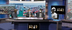 Panelists on the Eye on Port show