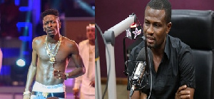 CEO of Slip Entertainment Mark Okraku Mantey and danchall artiste, Shatta Wale