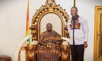 Otumfour Osei-Tutu II and Dr. Bernard Okoe-Boye