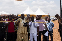 CEO of Forestry Commission, Director of the Ministry of Lands, others at the commissioning