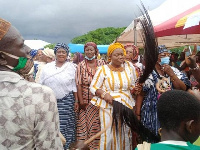 Pognaa Fati Issaka Koray I, the newly installed Queen mother of Chansah community