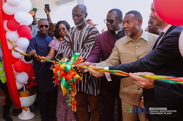 Alhasan Saani Shaibu has commissioned a 1000 metric ton Wastewater Treatment Plant at Gbalahi