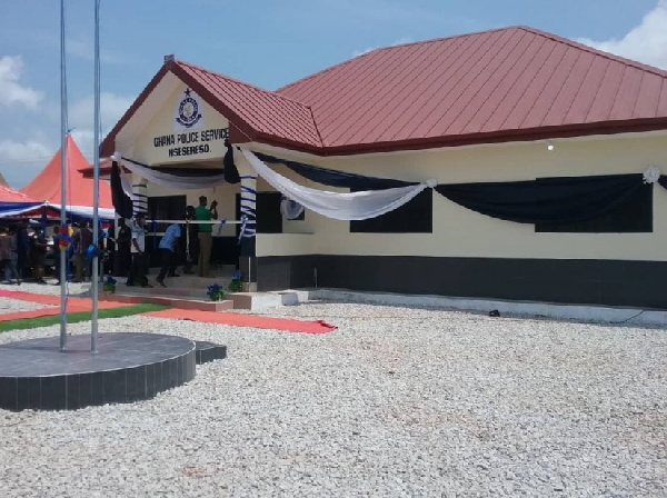 The newly-constructed Police Station Nsesreso