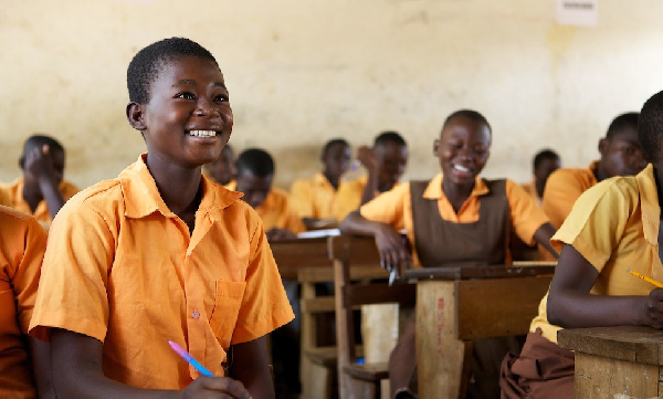 Students seated in a classroom