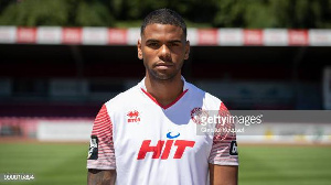 Kwame Yeboah scored the opener for the German side int he 36th minute