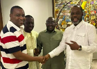 L-R: Bernard Antwi-Boasiako, Nana Nkansah Boadu, Dr. Mahamudu Bawumia, Dr. Matthew Opoku Prempeh