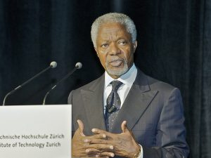 Former UN Secretary General, Kofi Annan