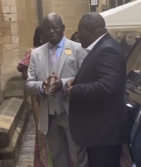 Business mogul, Dr. Kwaku Oteng and Otumfuo Osei Tutu II