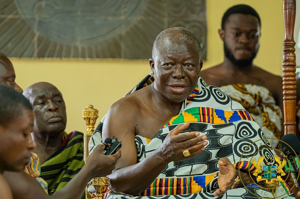 Patron of Asante Kotoko, Otumfuo Osei Tutu II