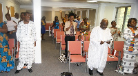 Reverend Fr. Isaac Benuyenah, Priest of the St Augustine Roman Catholic Church addressed the church