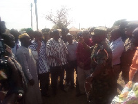 The delegation paid a courtesy call on the Regent of Dagbon