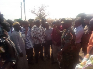 The delegation paid a courtesy call on the Regent of Dagbon