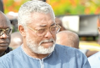 Former president Jerry John Rawlings