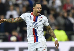 Olympic Lyon captain, Memphis Depay