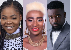 From Left to Right; Celestine Donkor, Lady Prempeh and Sarkodie