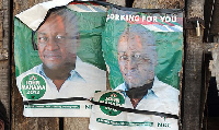 Mahama's posters (File photo)