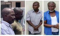 Four of the suspected coup plotters standing trial