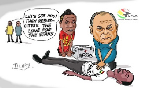 Black Stars Cartoon