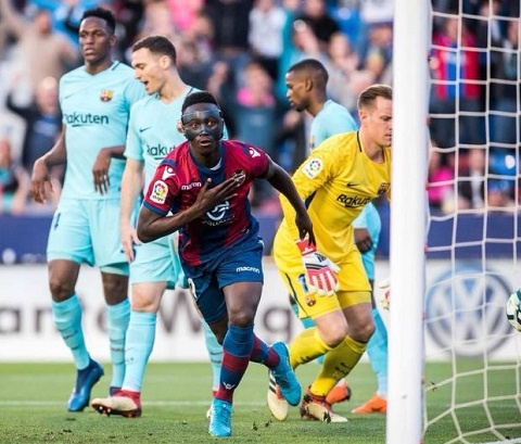 Emmanuel Boateng becomes the first Ghanaian to score against Barcelona and Real Madrid