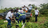 File photo; NSS personnel working on a farm