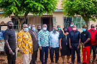 GFA delegation visited the family of late Kwasi Owusu