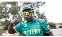 A South Africa fan at the SA20 tournament SA20