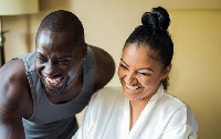 Chris Attoh and his second wife Bettie Jennifer