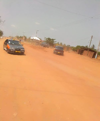 Shops in the area have closed down due to the dusty nature of the road