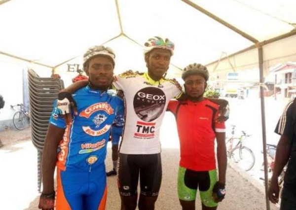 Solomon Tagoe with other winners of the race