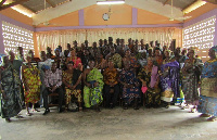 Chiefs, Queen mothers and Kingmakers from the Volta Region at a sensitization programme