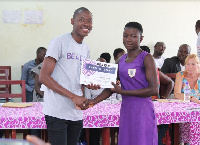 The girls were presented with certificates certified by heads of their respective institutions