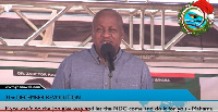 John Dramani Mahama spoke at the 40th anniversary of the 31st December Revolution