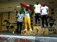 Some winners at the 9th Africa Armwrestling Championship