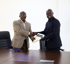 The MoU was executed by Pro Vice Chancellor of UMaT and CEO of Slamm Technologies, Mr Samuel Boateng