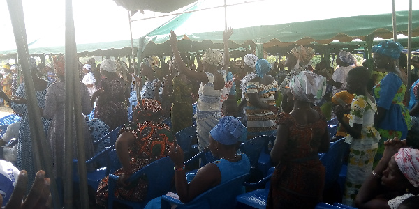 Members of Axim Pentecost church during service