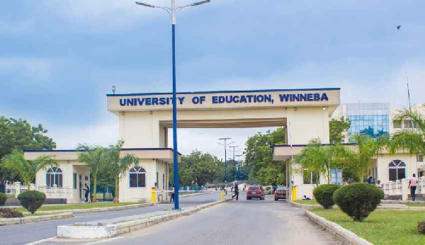 Front view of the University of Education, Winneba