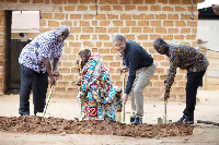 Some personalities in the Sefwi Wiawso Municipality during the sod cutting