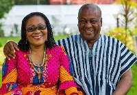 First Lady, Lordina Mahama and President John Dramani Mahama